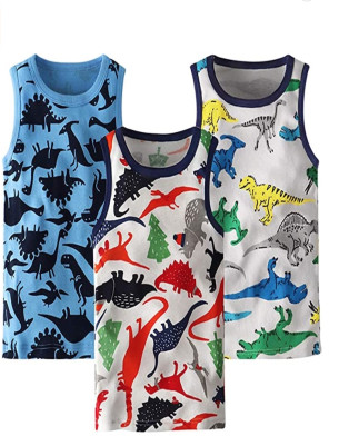 Toddler Kids Boy Set of 3 Tank Tops SET 1